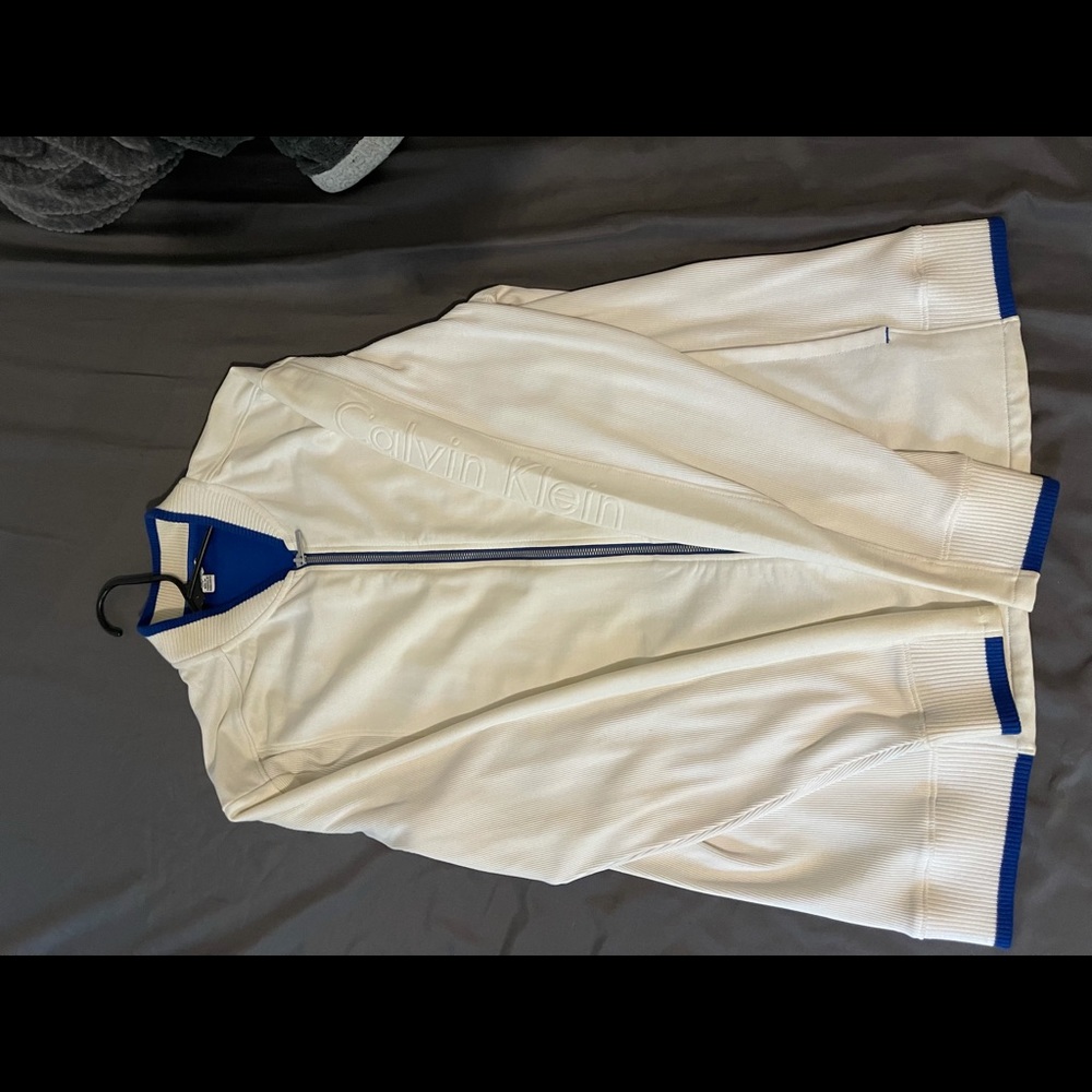 Calvin Klein white jacket